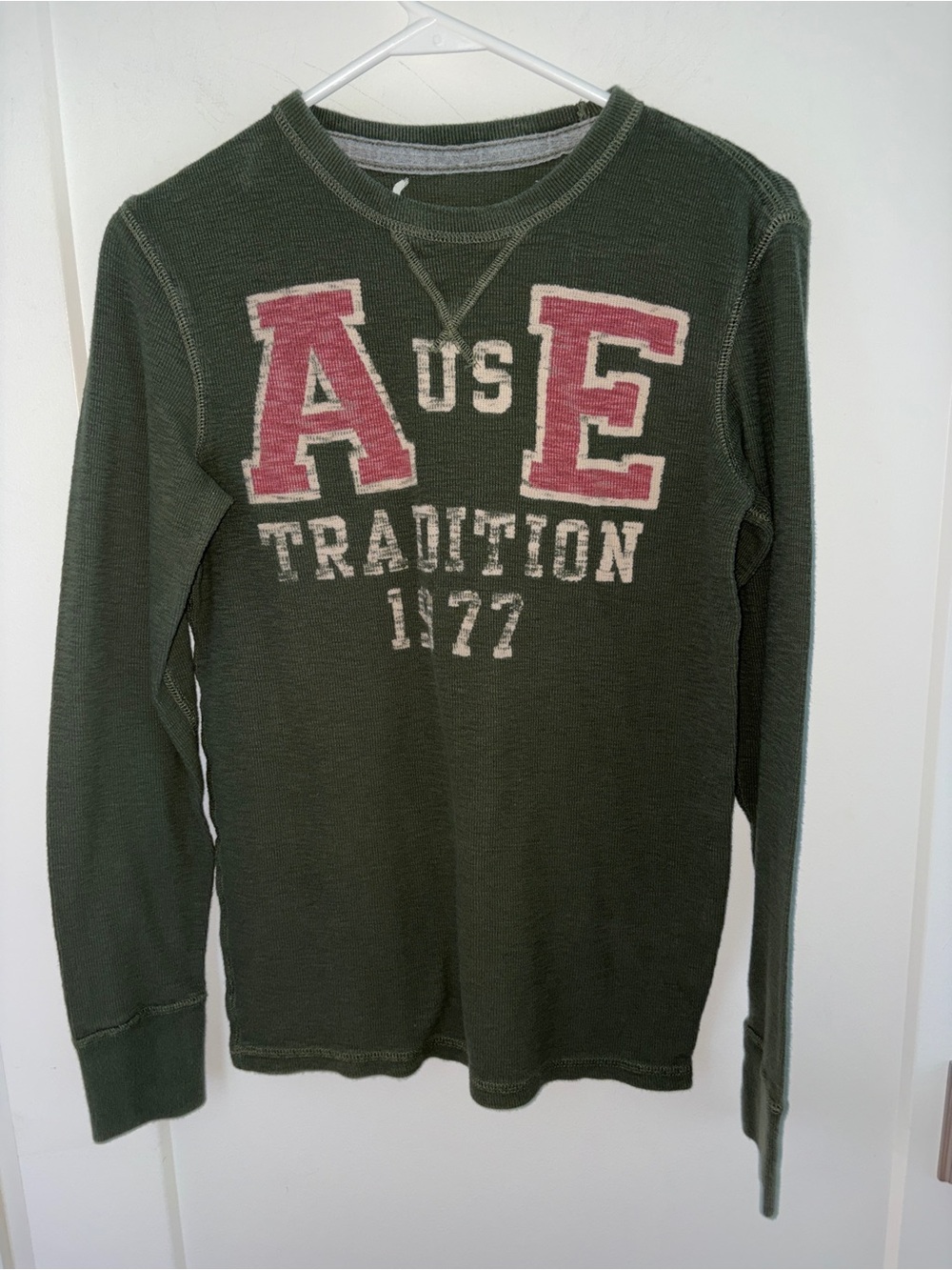 NWOT vintage American Eagle graphic thermal tee sz XS